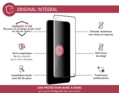 Protège écran FORCE GLASS Vivo X60P Organic intégral