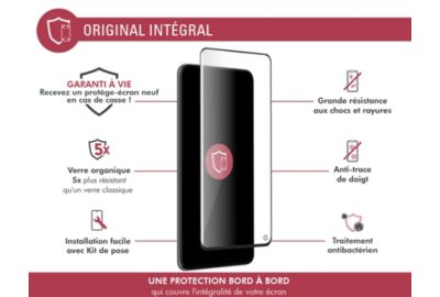 Protège écran FORCE GLASS Vivo X60P Organic intégral