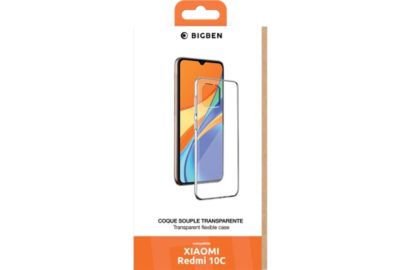 Coque BIGBEN CONNECTED Xiaomi Redmi 10C Silisoft transparent