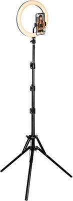 Lampe LED BIGBEN CONNECTED Anneau Lumineux 26cm avec Trépied 1,6m