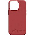 Coque JUST GREEN iPhone 14 Pro Bio Recyclable Rouge