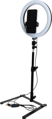 Lampe LED BIGBEN CONNECTED Macro Anneau Lumineux Blanc avec Trépied