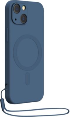 Coque BIGBEN CONNECTED iPhone 14 Pro Max MagSafe silicone bleu