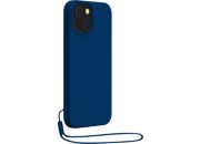 Coque BIGBEN CONNECTED iPhone 14 Plus silicone+Dragonne bleu
