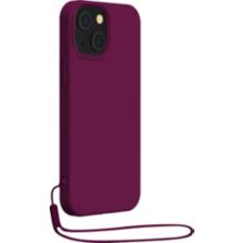 Coque BIGBEN CONNECTED iPhone 14Plus silicone+Dragonne violet