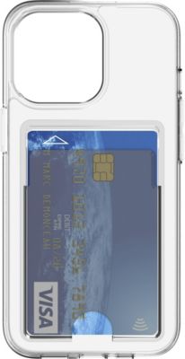 Coque BIGBEN CONNECTED iPhone 14 Pro transparent porte-cartes