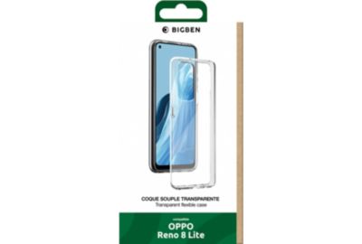 Coque BIGBEN CONNECTED Oppo Reno 8 Lite Silisoft transparente