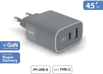 Chargeur secteur FORCE POWER Double Chargeur maison 45W (30+12W) Chargeur secteur FORCE POWER Double Chargeur maison 45W (30+12W)