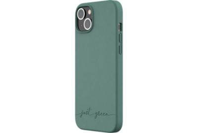 Coque JUST GREEN iPhone 14 Plus Bio vert nuit