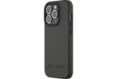 Coque JUST GREEN iPhone 14 Pro Bio noir