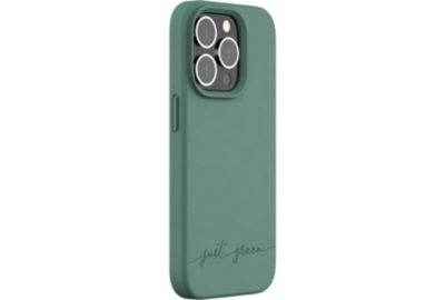 Coque JUST GREEN iPhone 14 Pro BIO vert nuit