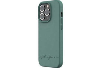 Coque JUST GREEN iPhone 14 Pro BIO vert nuit