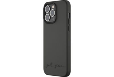 Coque JUST GREEN iPhone 14 Pro Max Bio noir