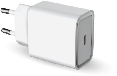 Chargeur USB C FORCE POWER USB-C 25W Recyclé Blanc