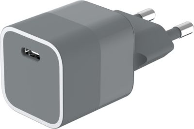 Chargeur secteur FORCE POWER 30W USB-C Made in France Gris