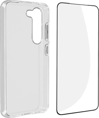 Coque BIGBEN CONNECTED Samsung S23 Plus + Verre Trempé Noir