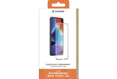 Coque BIGBEN CONNECTED Xiaomi Redmi Note 12 Pro+ 5G transparent