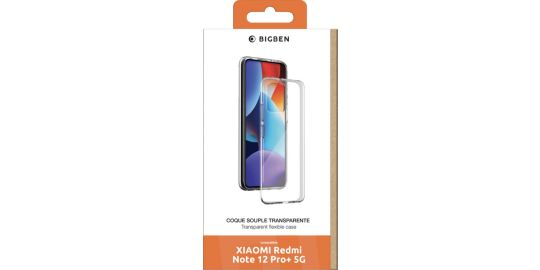 Coque BIGBEN CONNECTED Xiaomi Redmi Note 12 Pro+ 5G transparent