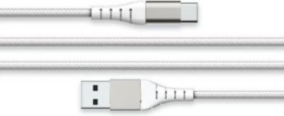 Câble USB FORCE POWER USB A/USB C 3m - 3A Blanc
