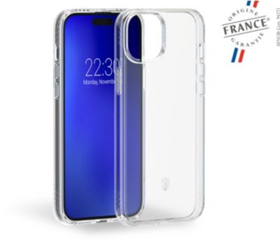 Acheter Coque de téléphone rigide transparente, mate, résistante aux chocs,  pour iPhone 15, 14, 12, 11 Pro Max, 13 Mini, Protection d'objectif  d'appareil photo de luxe, couverture complète