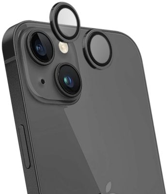 Protège Objectif Force Glass Iphone 15 / 15 Plus X 2 Noir