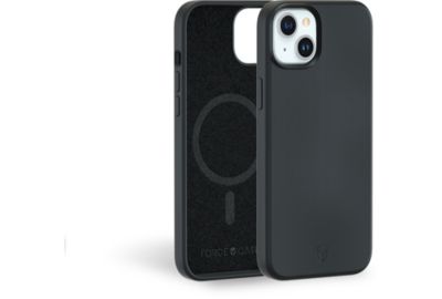 Coque FORCE CASE iPhone 15 Plus MagSafe sillicone Noir
