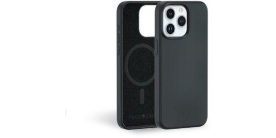 Coque FORCE CASE iPhone 15 Pro Max MagSafe sillicone Noir