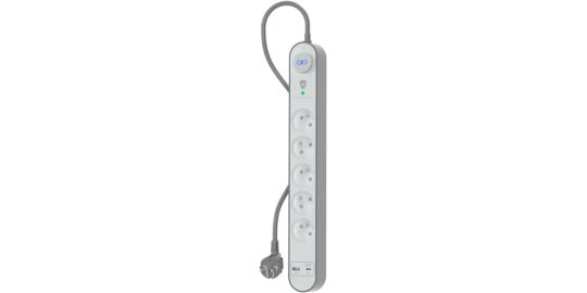 Parafoudre FORCE POWER Lite 5 prises + USB A+C 800J 1.5m EU