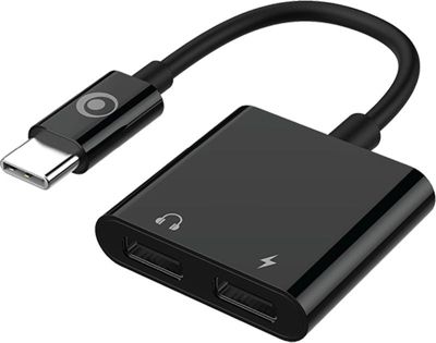 Adaptateur Jack BIGBEN CONNECTED USB-C vers USB-C et Charge USB-C 60W