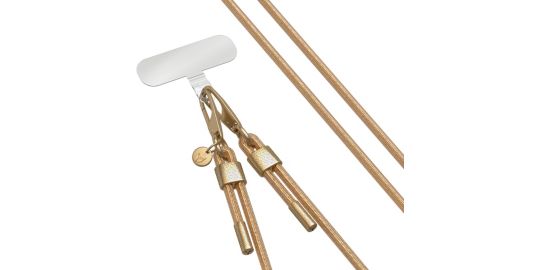 Bandoulière FORCE CASE Cordon Paillette champagne