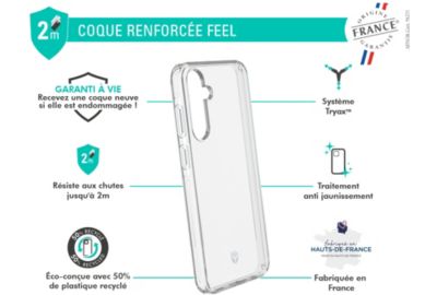 Coque FORCE CASE Samsung A25 Transparente