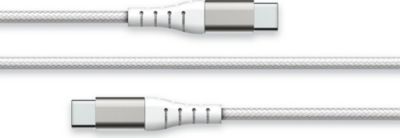 Câble USB FORCE POWER USB-C/USB-C 3A Renforcé Réversible 2m