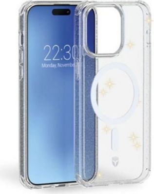 Coque FORCE CASE pour iPhone 15 Renforcée avec Paillettes