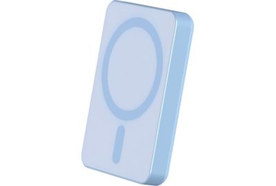 Batterie externe FORCE POWER 5000 mAh USB C 15W Mini magnet bleu