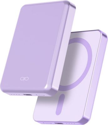 Batterie externe FORCE POWER MagSafe et sans Fil Qi 15W 5000mAh USB-C