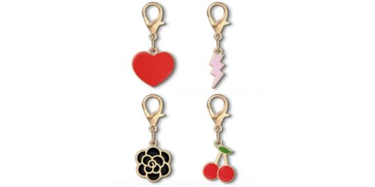 Bandoulière FORCE CASE Lot de 4 charms LOVE pour tour de cou