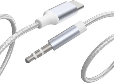 Câble USB C FORCE POWER USB-C vers Jack 3.5mm Renforcé 1.2m