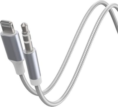 Câble Lightning FORCE POWER Renforcé Jack 3.5mm vers Lightning 1.2m
