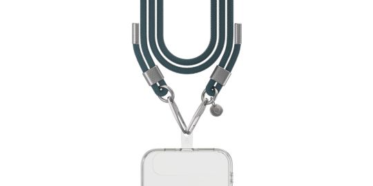 Bandoulière FORCE CASE Cordon Verte détails silver