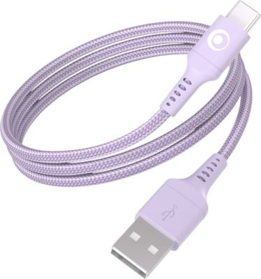 Câble USB BIGBEN CONNECTED USB-A / USB-C 15W 3A en Nylon Tissé 1.2m