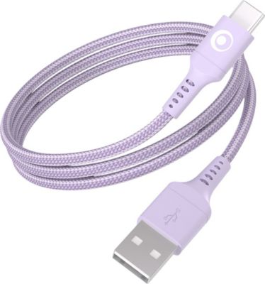 Câble USB BIGBEN CONNECTED USB-A / USB-C 15W 3A en Nylon Tissé 1.2m