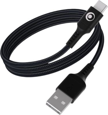 Câble USB BIGBEN CONNECTED USB-A / USB-C 15W 3A en Nylon Tissé 1.2m