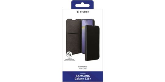 Etui BIGBEN CONNECTED Samsung S25+ folio Noir