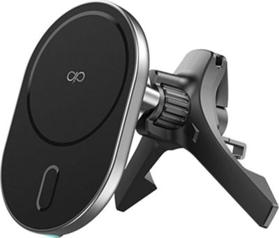 Support smartphone FORCE POWER sur Ventilation avec Charge sans Fil 15W