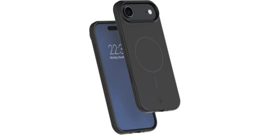 Coque FORCE CASE iPhone Air silicone MagSafe noir