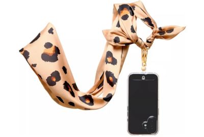 Bandoulière FORCE CASE Bandoulière foulard Léopard beige