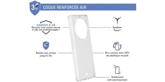 Coque FORCE CASE Honor Magic 8 Lite transparent