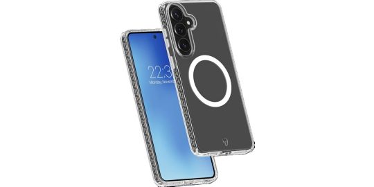 Coque FORCE CASE AirXtrem Magnet S26+ recyclé transparent