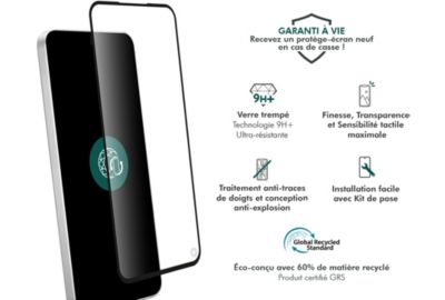 Protège écran FORCE GLASS Honor Magic 8 Pro verre trempé