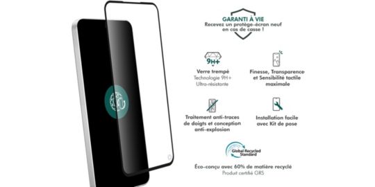 Protège écran FORCE GLASS Honor Magic 8 Pro verre trempé